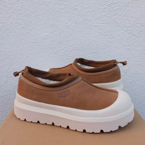 UGG TASMAN WEATHER HYBRID SUEDE WOOL SHOES, MEN US 14 - Picture 1 of 6